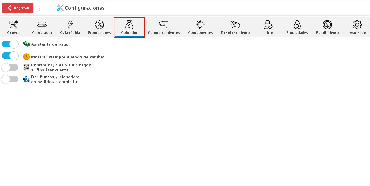 punto de venta-configuracion comandero