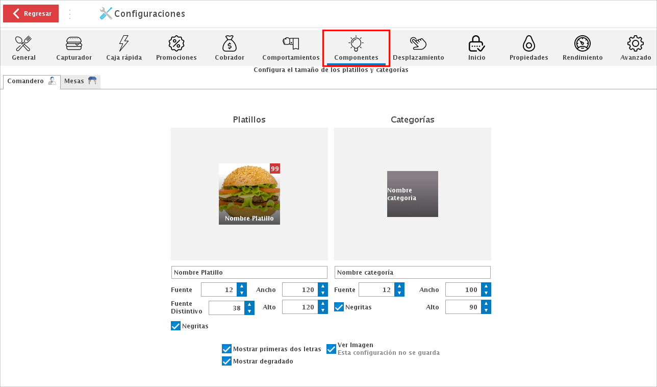 punto de venta-configuracion comandero