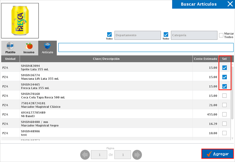 punto de venta-combos