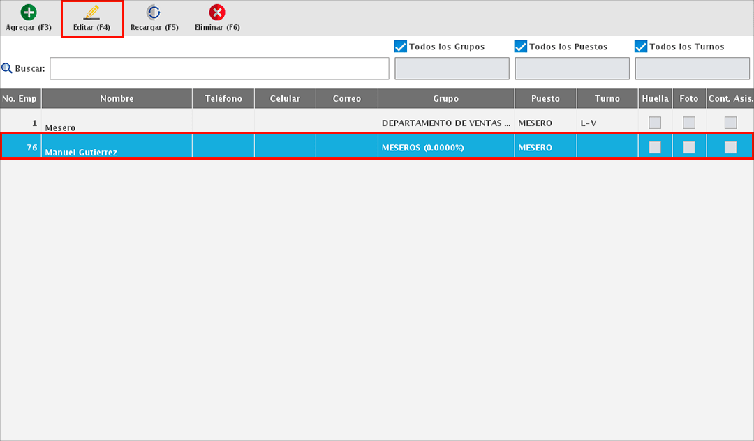 punto de venta-meseros
