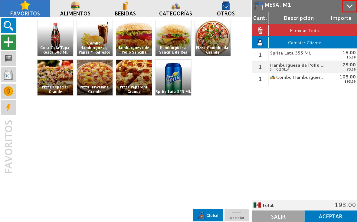 punto de venta-comandas