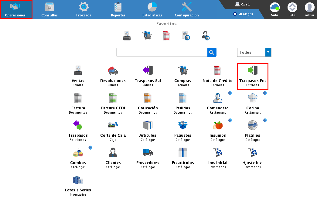 punto de venta-traspasos