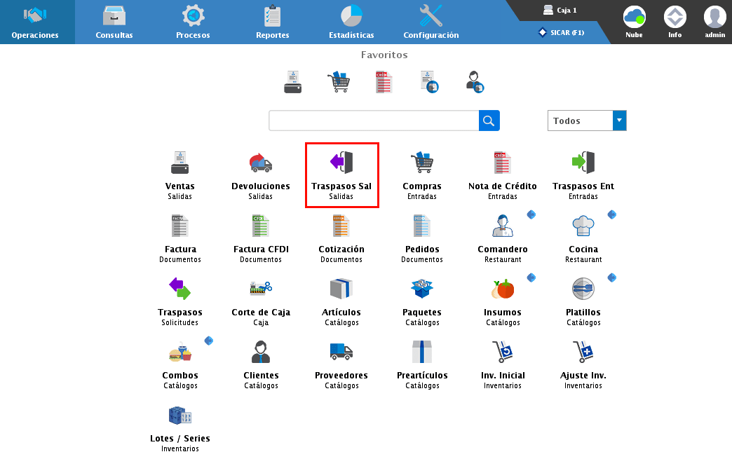 punto de venta-traspasos
