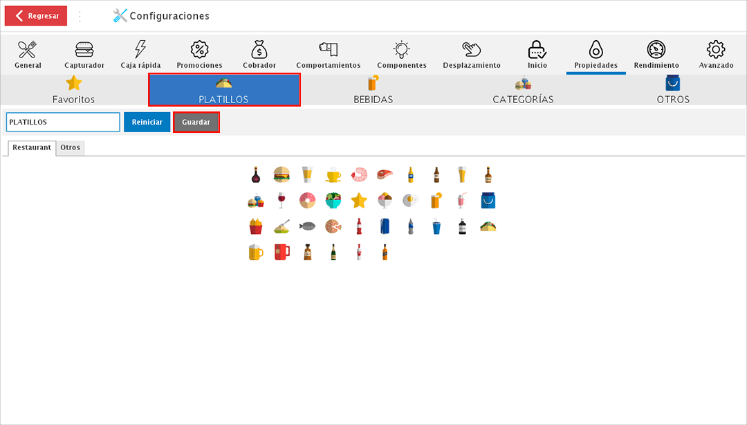 punto de venta-configuracion comandero