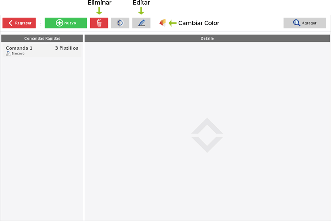 punto de venta-comanda rápida