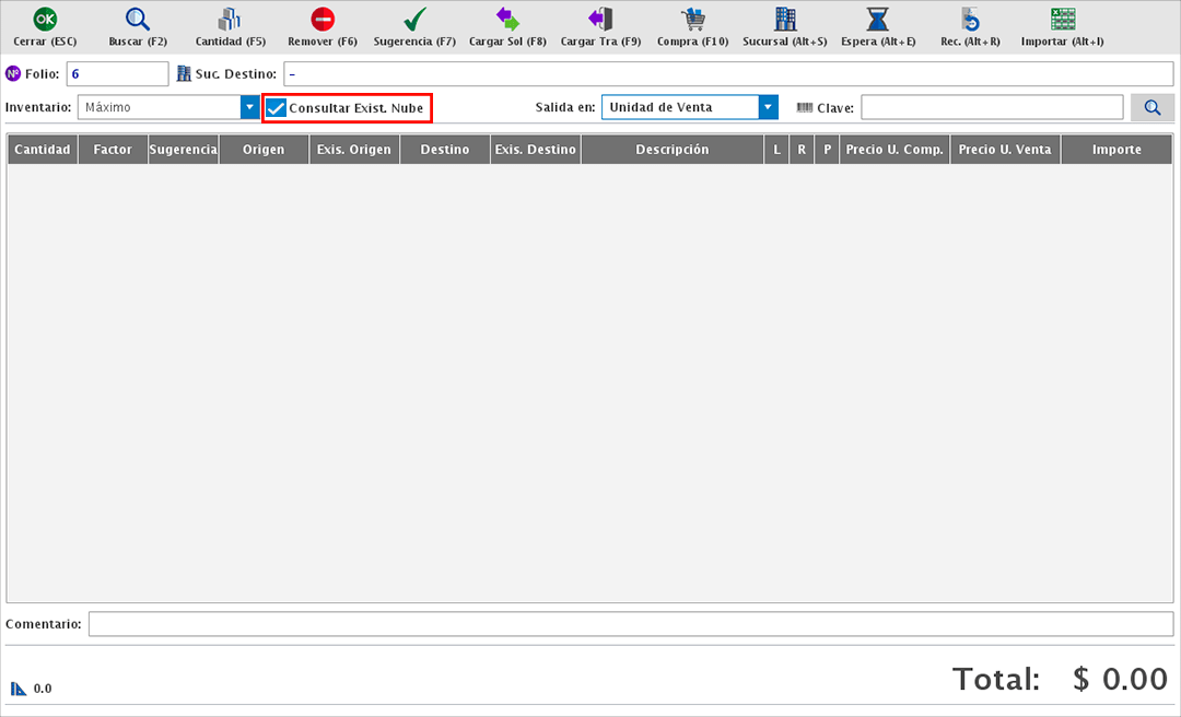 punto de venta-traspasos