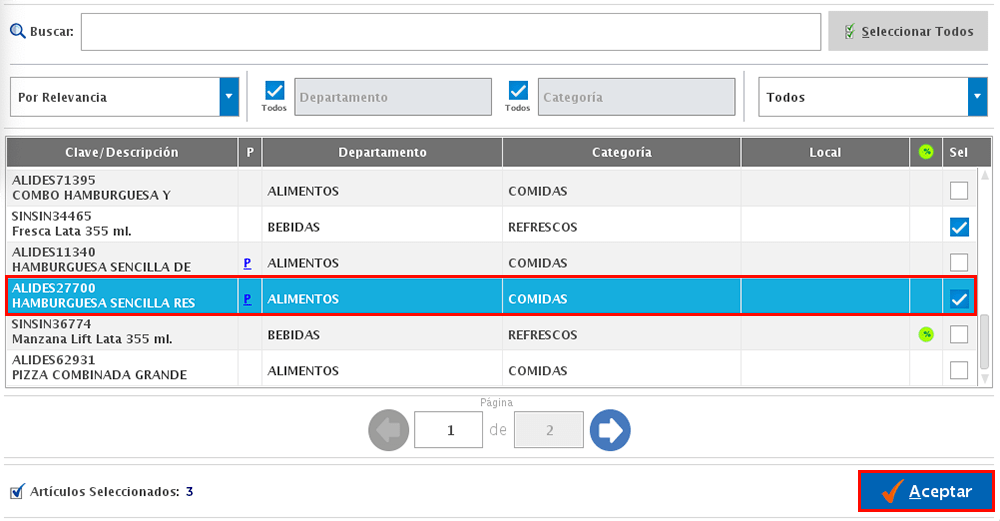 punto de venta-comanda rápida